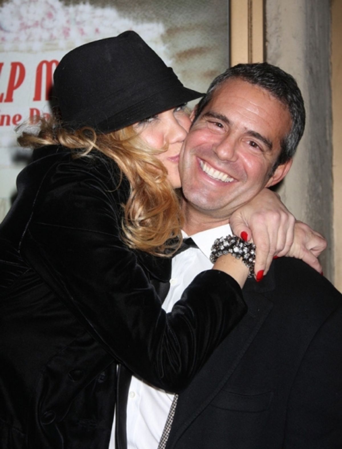 Kristen Johnston and Andy Cohen (Senior VP of Production and Programming at Bravo) at 